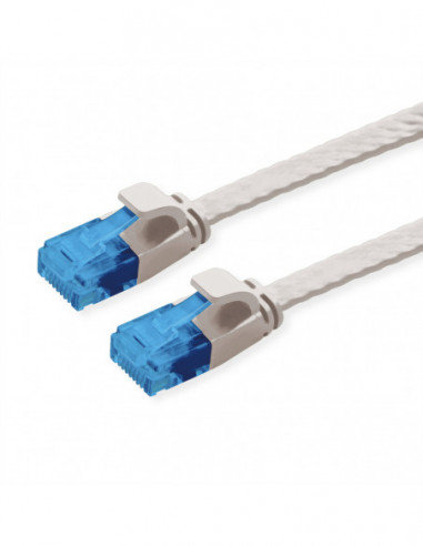 VALUE Patch Cord UTP, Cat.6A (Class EA), extra-flat, szary, 5 m Value