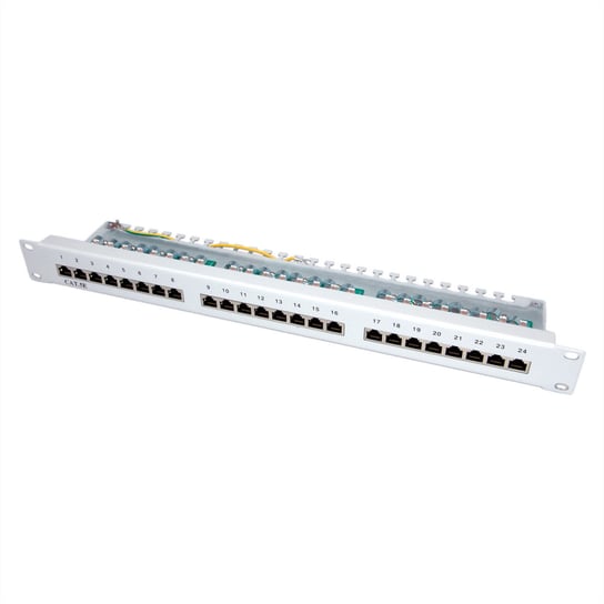 VALUE Patch panel kat.5e (klasa D) 19, 24P, ekranowany, szary Value