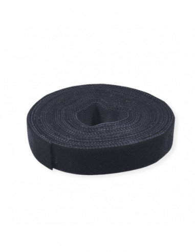 VALUE Strap Cable Tie Roll, szerokość 10mm, czarny, 25 m Value