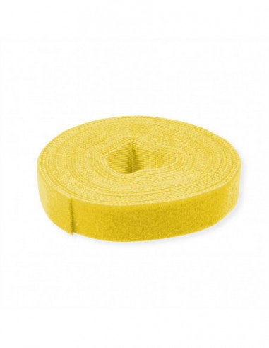 VALUE Strap Cable Tie Roll, szerokość 10mm, żółty, 25 m Value