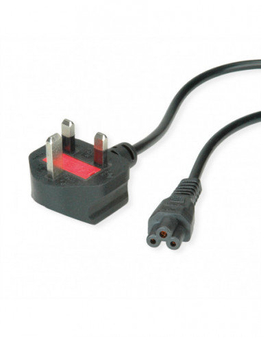 VALUE UK Kabel zasilający, prosty Compaq Connector, 3A, czarny, 1,8 m Value