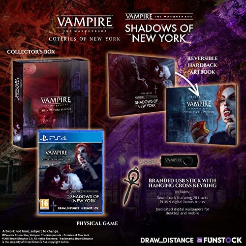 Vampire the Masquerade Coteries i Shadows of New York Edycja kolekcjonerska, PS4 PlatinumGames