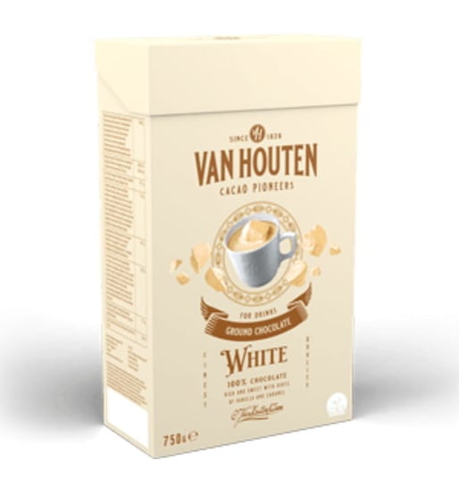 Van Houten Ground WHITE czekolada biała 750g Van Houten