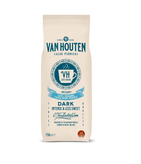 Van Houten Less Sugar czekolada do picia 750g Van Houten