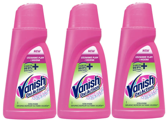 Vanish Extra Hygiene odplamiacz Płyn 3 x 940 ml Reckitt Benckiser