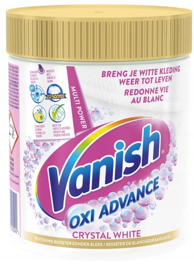Vanish Oxi Action Advance Odplamiacz W Proszku Biały 470G Vanish