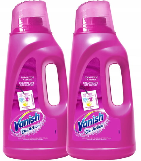 Vanish Oxi Action Pink Kolor Odplamiacz Płyn 2X2L Reckitt Benckiser