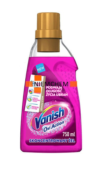 Vanish Oxi Action Pink odplamiacz do koloru tkanin w żelu 750ml Vanish