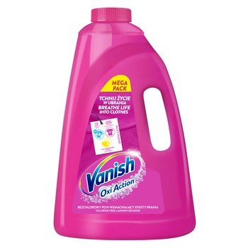 Vanish Oxi Action Pink odplamiacz do tkanin w płynie 3L Vanish