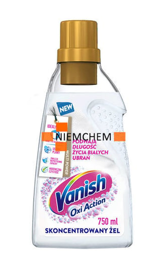 Vanish Oxi Action White odplamiacz do białych tkanin w żelu 750ml Vanish