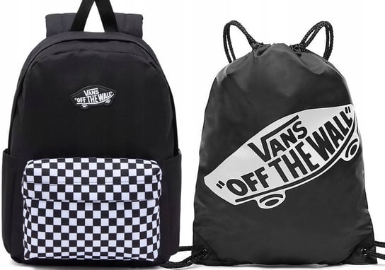 VANS ZESTAW 2W1 PLECAK + WOREK VANS SZKOLNY OLD SKOOL REALM CZARNY Vans