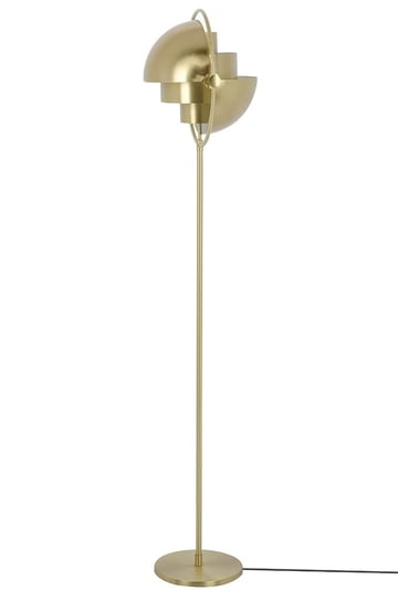 VARIA stalowa lampa podłogowa w kolorze złotym King Home
