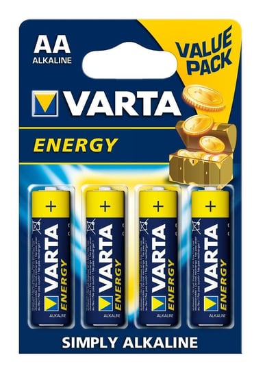 Varta Baterie Alkaliczne R6 AA, blister 4szt Varta