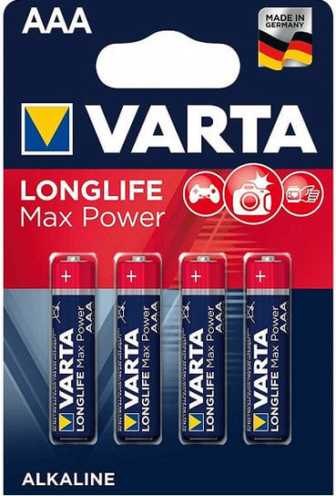 VARTA BATERIE LONGLIFE MAX POWER LR03/AAA (4 szt.) Varta