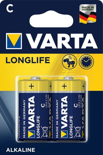 Varta - Long Life C Lr14 - Baterie Alkaliczne Varta