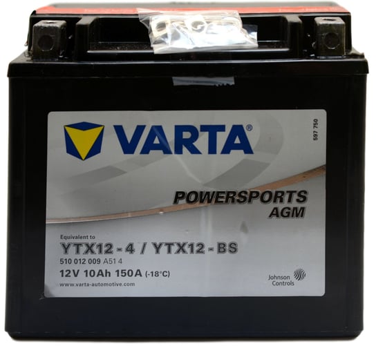 VARTA YTX12-BS YTX12-4 12V 10Ah 150A L+ Varta