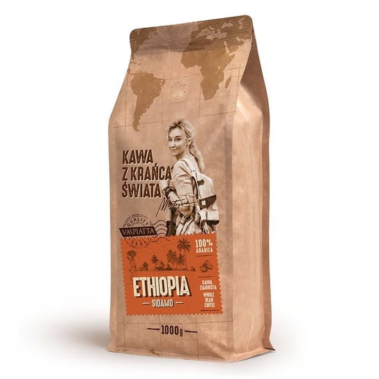 Vaspiatta, kawa ziarnista Kawa z Krańca Świata Ethiopia Sidamo, 1 kg Vaspiatta