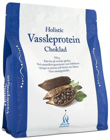 Vassleprotein, Koncentrat białek serwatkowych, smak czekoladowy, 750 g Holistic