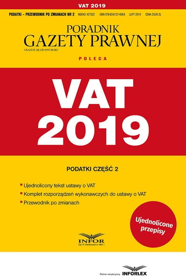 VAT 2019. Podatki. Część 2 Opracowanie zbiorowe