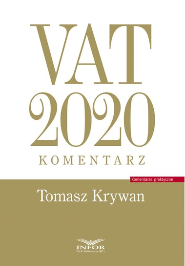 VAT 2020. Komentarz Krywan Tomasz