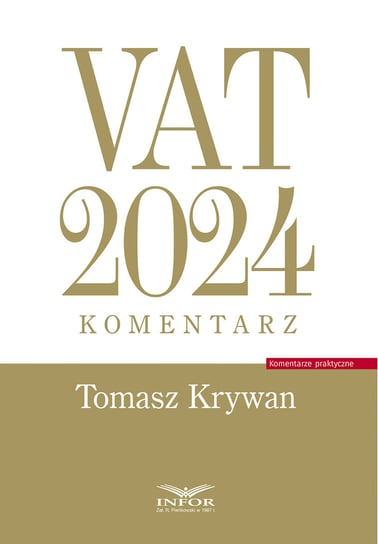 VAT 2024. Komentarz Krywan Tomasz