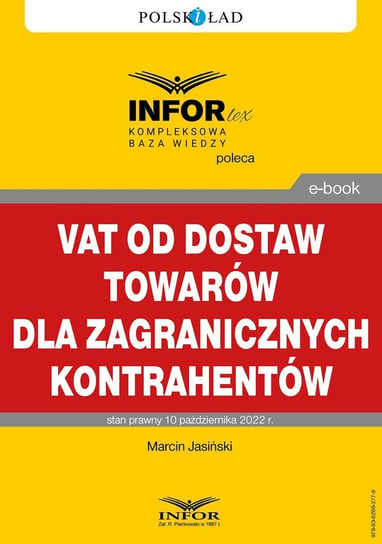VAT od dostaw towarów dla zagranicznych podatników Jasiński Marcin