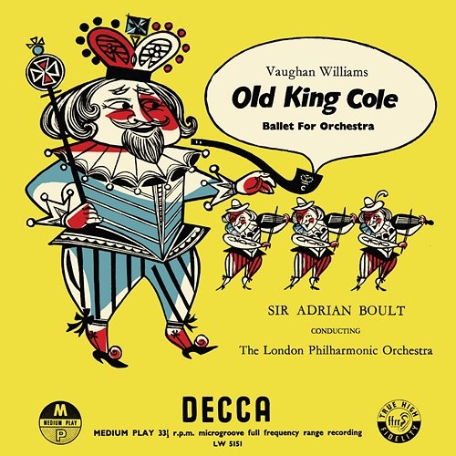 Vaughan Williams: Old King Cole; The Wasps London Philharmonic Orchestra, Sir Adrian Boult