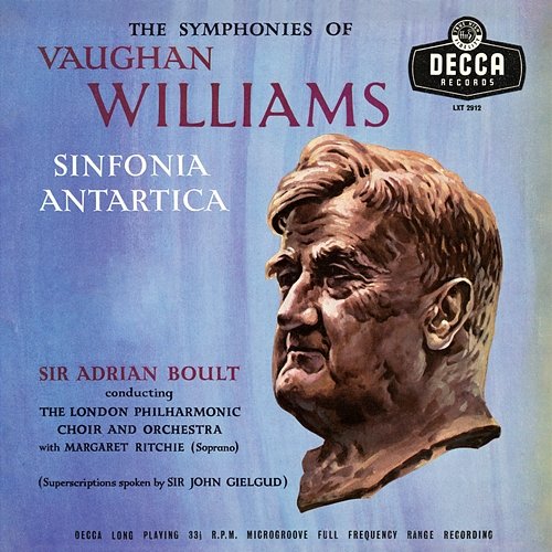 Vaughan Williams: Symphony No. 7 'Sinfonia Antartica'; Symphony No. 9 Sir John Gielgud, London Philharmonic Orchestra, Sir Adrian Boult