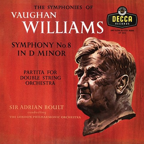 Vaughan Williams: Symphony No. 8; Partita for Double String Orchestra London Philharmonic Orchestra, Sir Adrian Boult