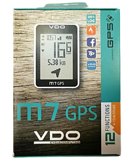 VDO M7 GPS Licznik Rowerowy - bez kabelków, bez czujników  / sygnał GPS Inna marka