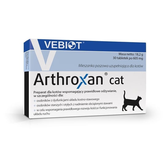 VEBIOT Arthroxan cat 30 tabletek Nutrifarm