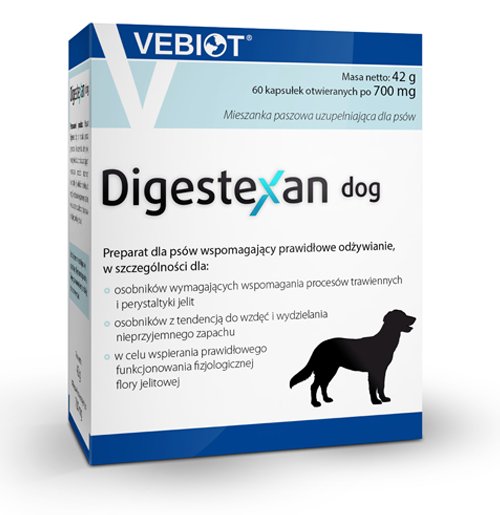 VEBIOT Digestexan dog 60 kapsułek otwieranych Vebiot