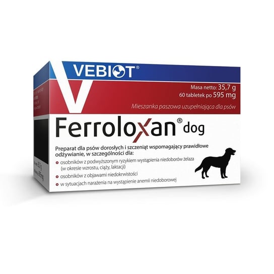 VEBIOT Ferroloxan dog 60 tabletek Vebiot