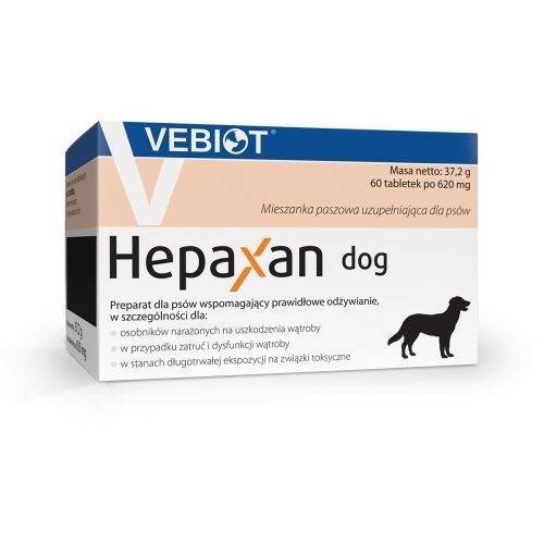 VEBIOT Hepaxan dog 60 tabletek Nutrifarm