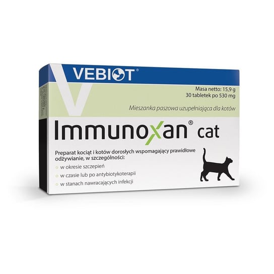 VEBIOT Immunoxan cat 30 tabletek Nutrifarm
