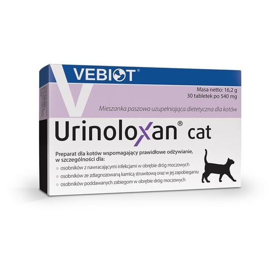 VEBIOT Urinoloxan cat 30 tabletek Nutrifarm