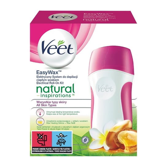 Veet, Natural Inspirations, elektryczny system do depilacji ciepłym woskiem w domu, 50 ml Veet