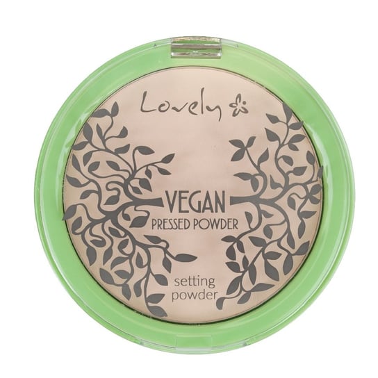 Vegan Pressed Powder, transparentny puder matujący do twarzy, 10 g Lovely