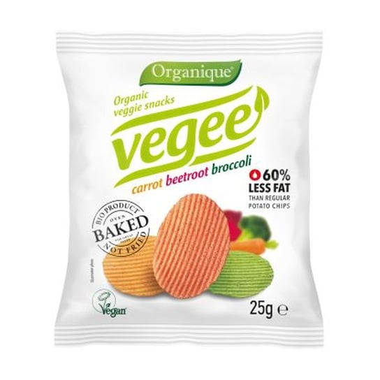 Vegee, chipsy warzywne bezglutenowe, 25g McLloyd's