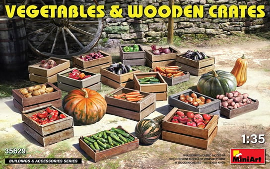 Vegetables and Wooden Crates 1:35 MiniArt 35629 MiniArt