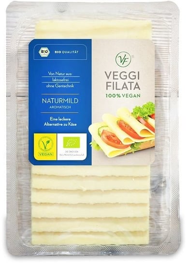 Veggi Filata, produkt wegański plastry żółte bezglutenowy bio, 150 g VEGGI FILATA