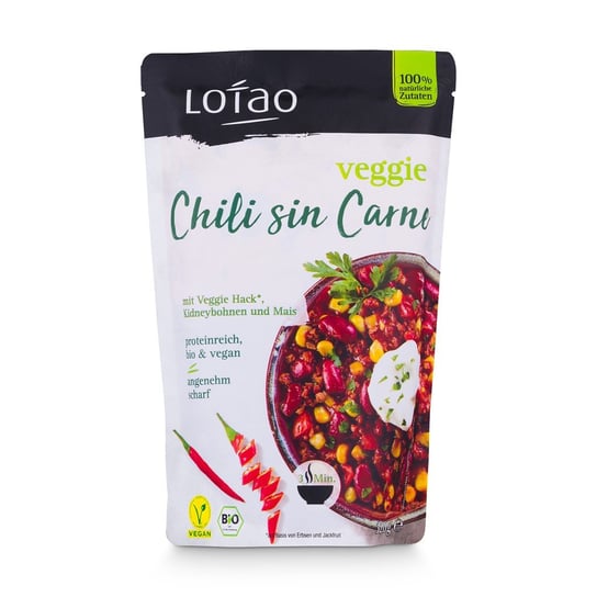 VEGGIE CHILI SIN CARNE BIO 320 g - LOTAO Bellota