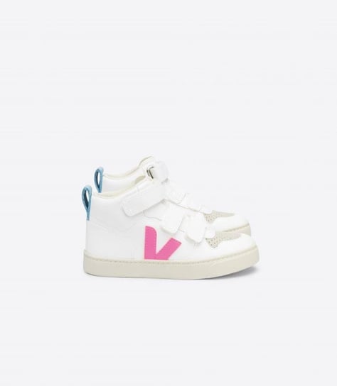 Veja - Sneakersy V-10 Mid CWL - White Sari Steel 34 Veja