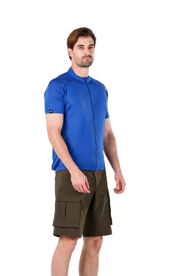 Velo - Koszulki Rowerowe L, Niebieski Woolona