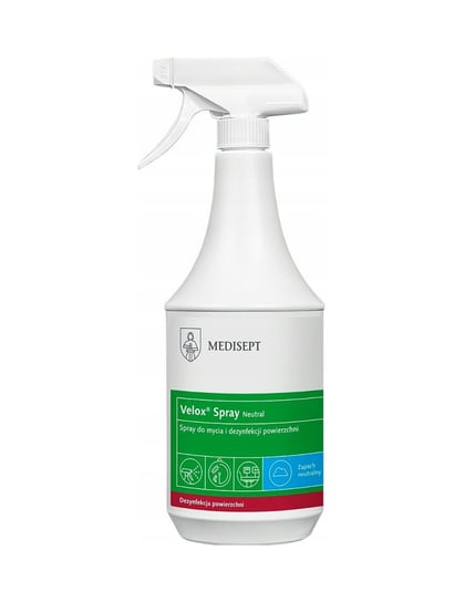 Velox Spray Neutral do dezynfekcji powierzchni i sprzętu 1L Medisept