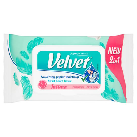 Velvet Intima Nawilżany papier toaletowy 42 szt Velvet