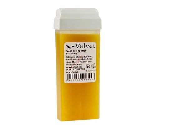 Velvet, Wosk do depilacji szeroka rolka Miód, 100 ml Velvet