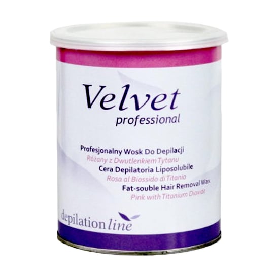 Velvet, Wosk różany z dwutlenkiem Tytanuk 800 ml Velvet