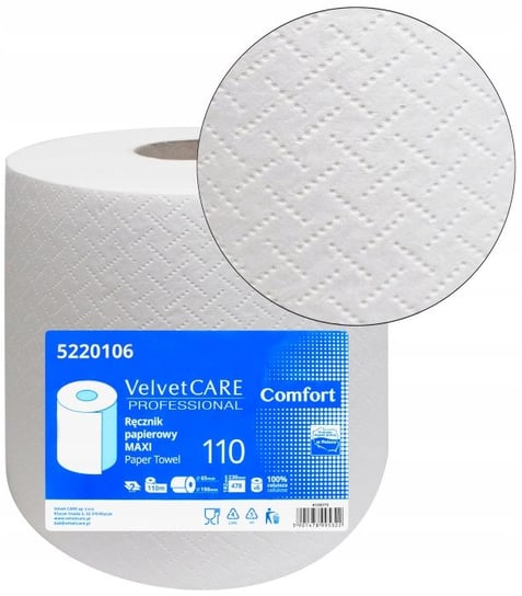Velvetcare - Ręcznik Maxi Długi I Mocny Celuloza A'1 110M Velvet Care
