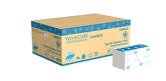 VelvetCARE - Ręcznik V-Fold Comfort 23x23 a'3000 Velvet